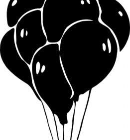 Helium Baloons Clip Art