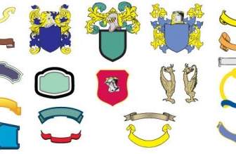 Heraldic Shield Banners
