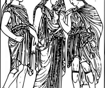 Hermes Orpheus And Eurydice Clip Art
