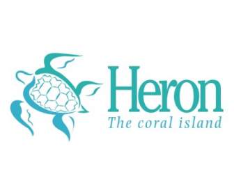 Heron The Coral Island