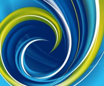 Hi Tech Swirl Abstract Background Vector Graphic