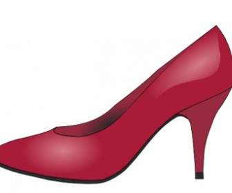 Zapatos De Tacones Rojos Clip Art