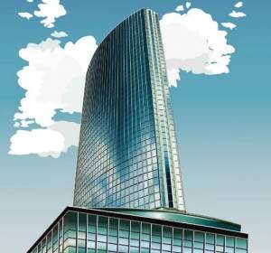 Highrise Buildings Vector