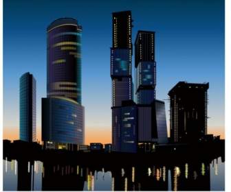 Highrise Buildings Vector
