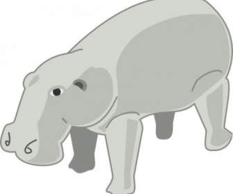Clipart Hippopotame