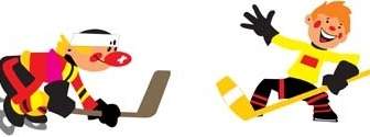 Eishockey-Sport-vektor
