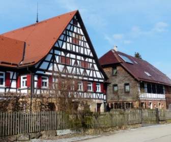 แบบบ้าน Fachwerkhaus บ้าน