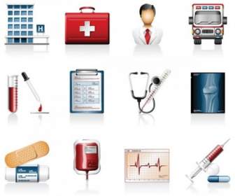 Hospital Icons Vector