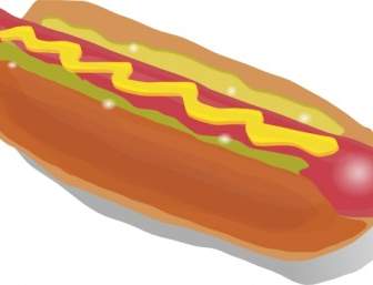 Hot Dog Sandwich Clip Art