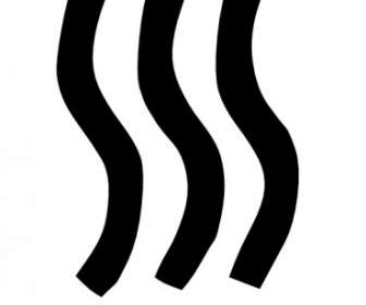 Hot Surface Symbol Clip Art