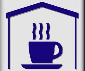 Hotel-Symbol Im Zimmer Kaffee Und Tee ClipArt