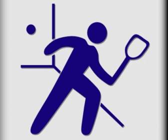 Hotel Symbol Racquetball-ClipArt