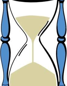 Hourglass With Sand Clip Art