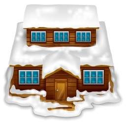 Haus Mit Schnee