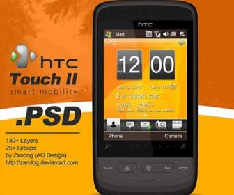 Htc Touch Smartphone Psd