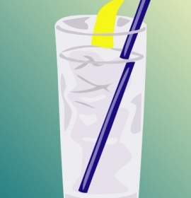 Ice Water Glass Clip Art