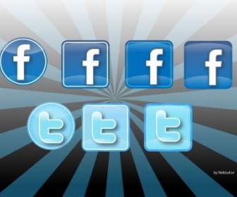 Iconos Twitter Amp Facebook