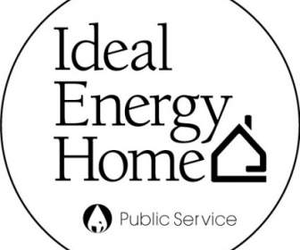 Casa De Energía Ideal De Logo