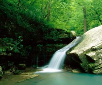 Natureza De Cachoeiras De Papel De Parede De Indian Creek
