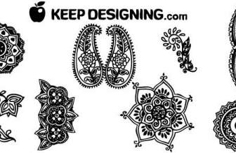 Indische Henna Design