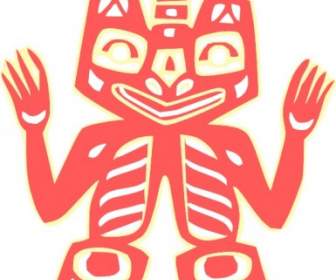 ClipArt Simbolo Tribale Storico Indiano
