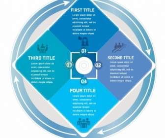 Infographik Vier-Stufen-Prozess