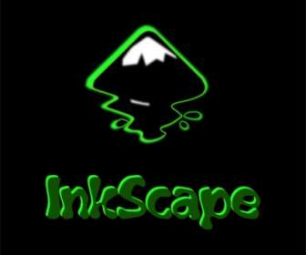 Inkscape 黒と緑のクリップアート