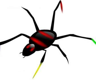العنكبوت حشرة قصاصة فنية