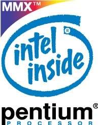 Logo Grande De Mmx De Intel