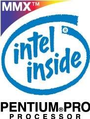 インテル Pentiunpro Mmx のロゴ