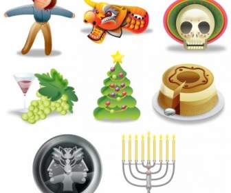 International Holidays Icons Icons Pack