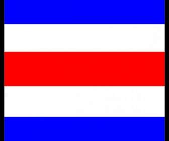 Internationale Maritime Signal Flag Charlie ClipArt
