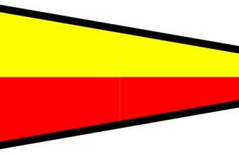 Internationale Maritime Signal Flag ClipArt