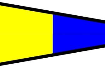 Internationale Maritime Signal Flag ClipArt