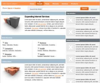 Internet Services Template