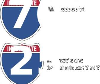 Signo De La Autopista Interestatal Clip Art