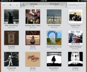 IOS Ipad App De Música