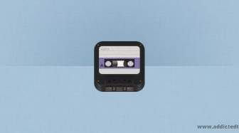 Icono De Cassette Retro De IOS