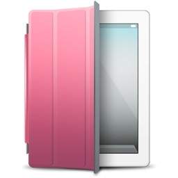 Ipad White Pink Cover