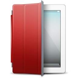 Ipad White Red Cover