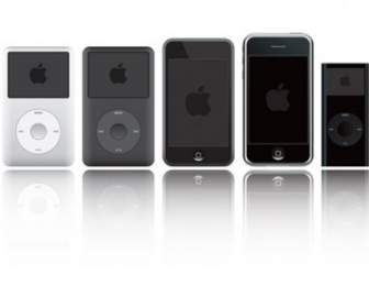 Ipod And Iphone Vector
