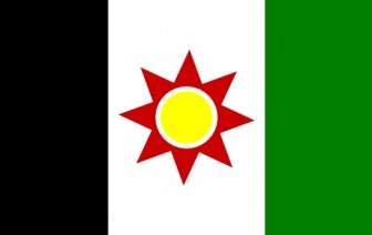 العلم العراقي قصاصة فنية