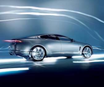 Jaguar C-Xf Kontrast Blitz Tapete Konzeptautos