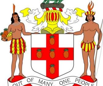 Jamaika Wappen ClipArt