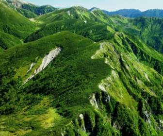 Japan Landschaft Berge