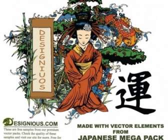 Japanese Illustration Vectors