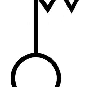 Mapa Japonês Símbolo Onda Elétrica Torre Clip-art