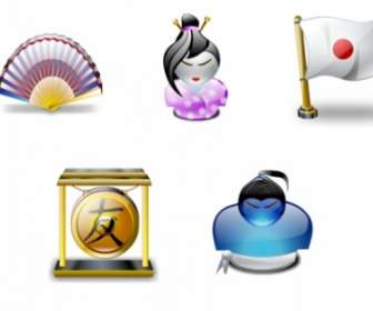 Japanese Traditions Icons Pack
