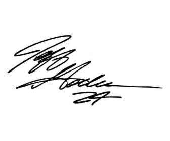 Signature De Jeff Gordon