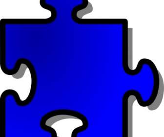 Jigsaw Puzzle Blau Clipart